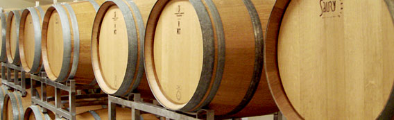 Chinook Wines barrels